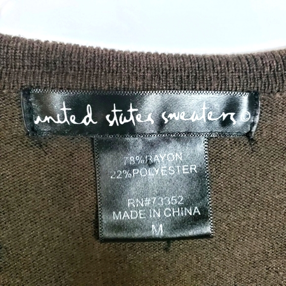 United States Sweaters ruffled edge cardig… - Picture 2 of 5